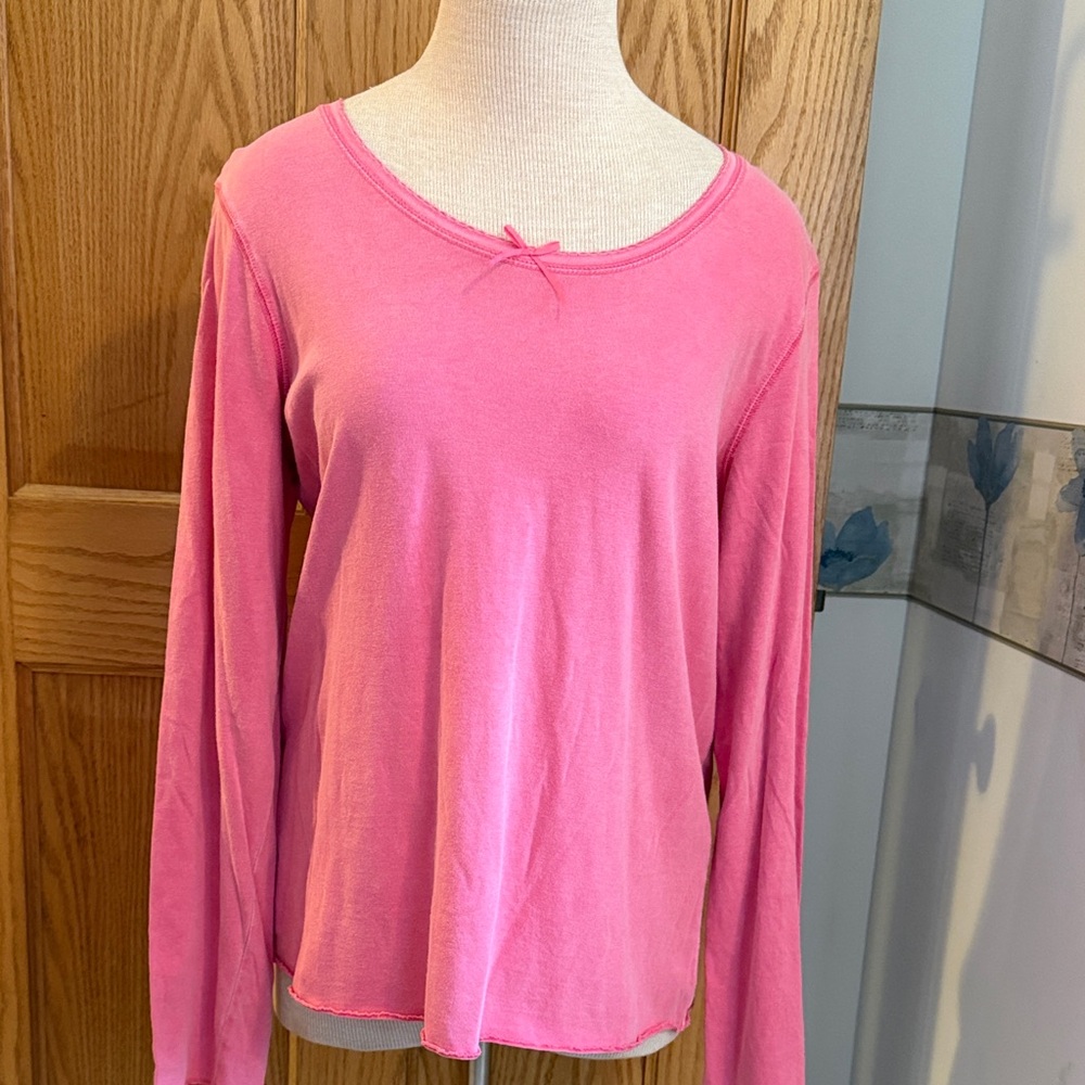 J. Jill Vibrant Pink Long Sleeve Top